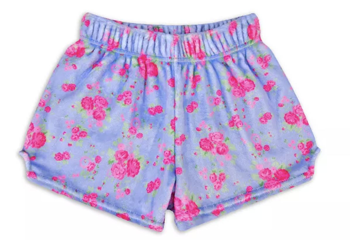 Ditsy Floral Plush Shorts
