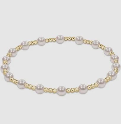 Classic Pearl Sincerity Bracelet, 4mm