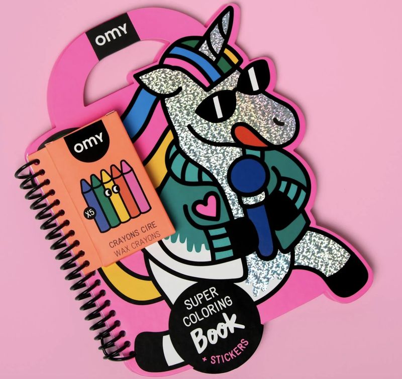 Unicorn Super Coloring &amp; Sticker Book