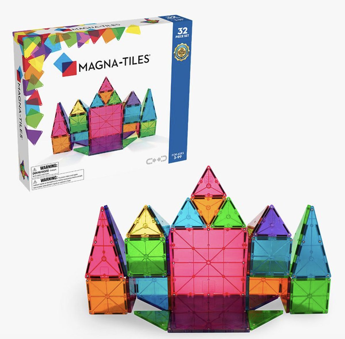 MagnaTiles Classic 32 Piece Set