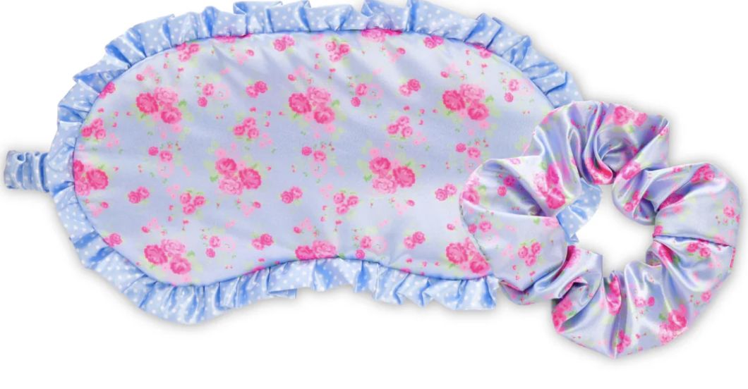Ditsy Eye Mask &amp; Scrunchie Set