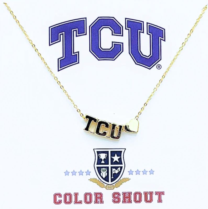 I Love College Necklace