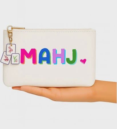 Mahjong Tile Zipper Bag