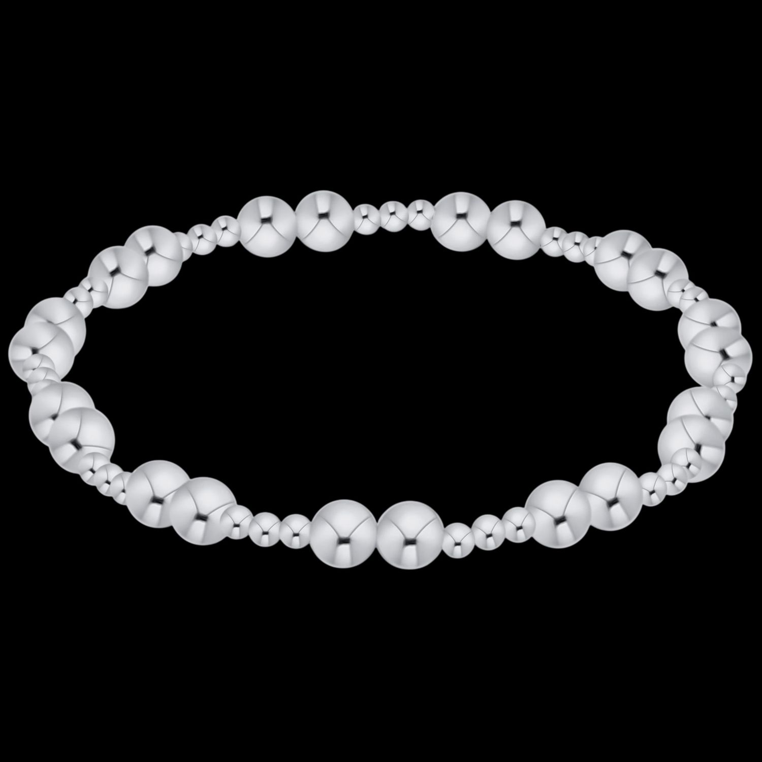 Silver Together Bracelet, 5mm