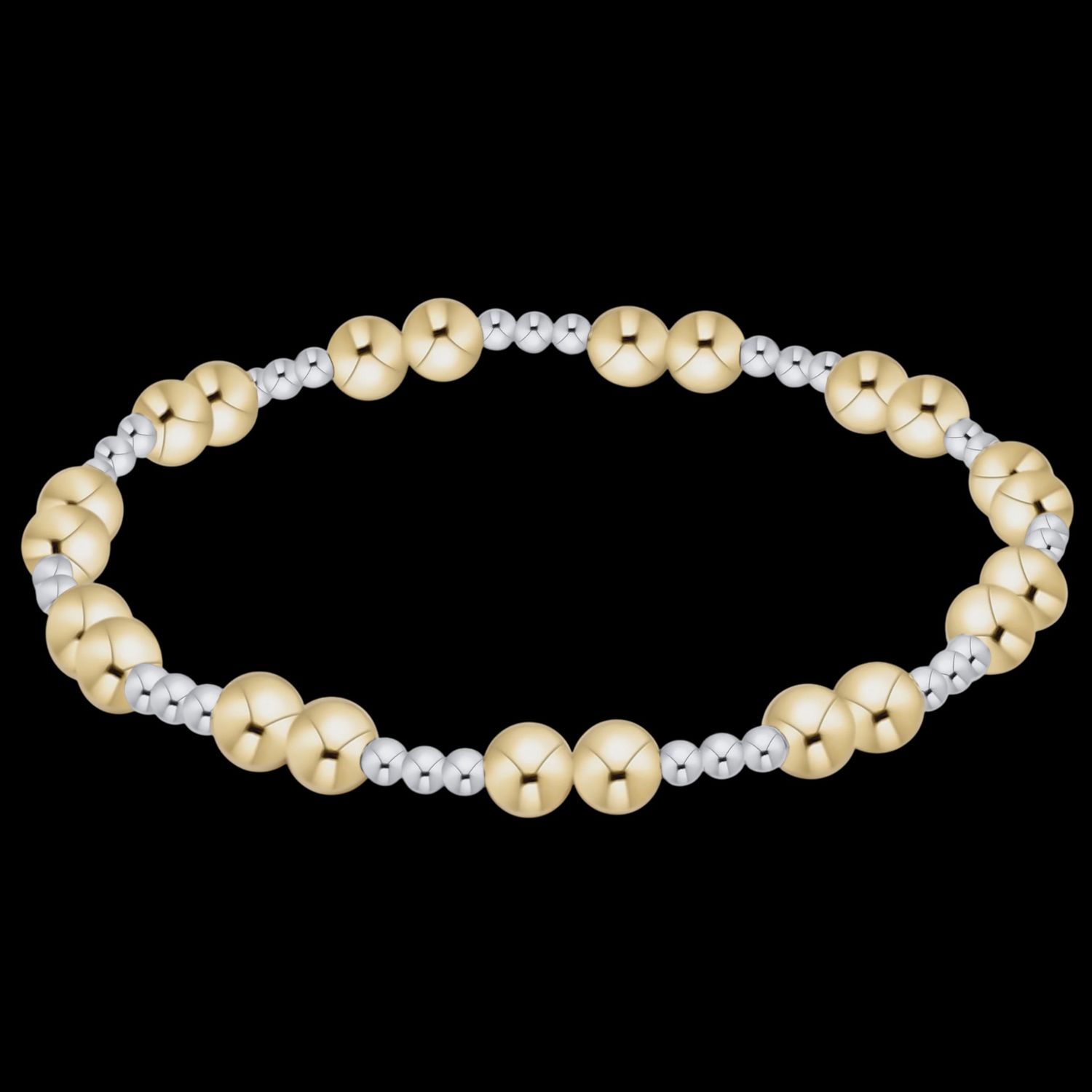 Mixed Metal Together Bracelet, 5mm