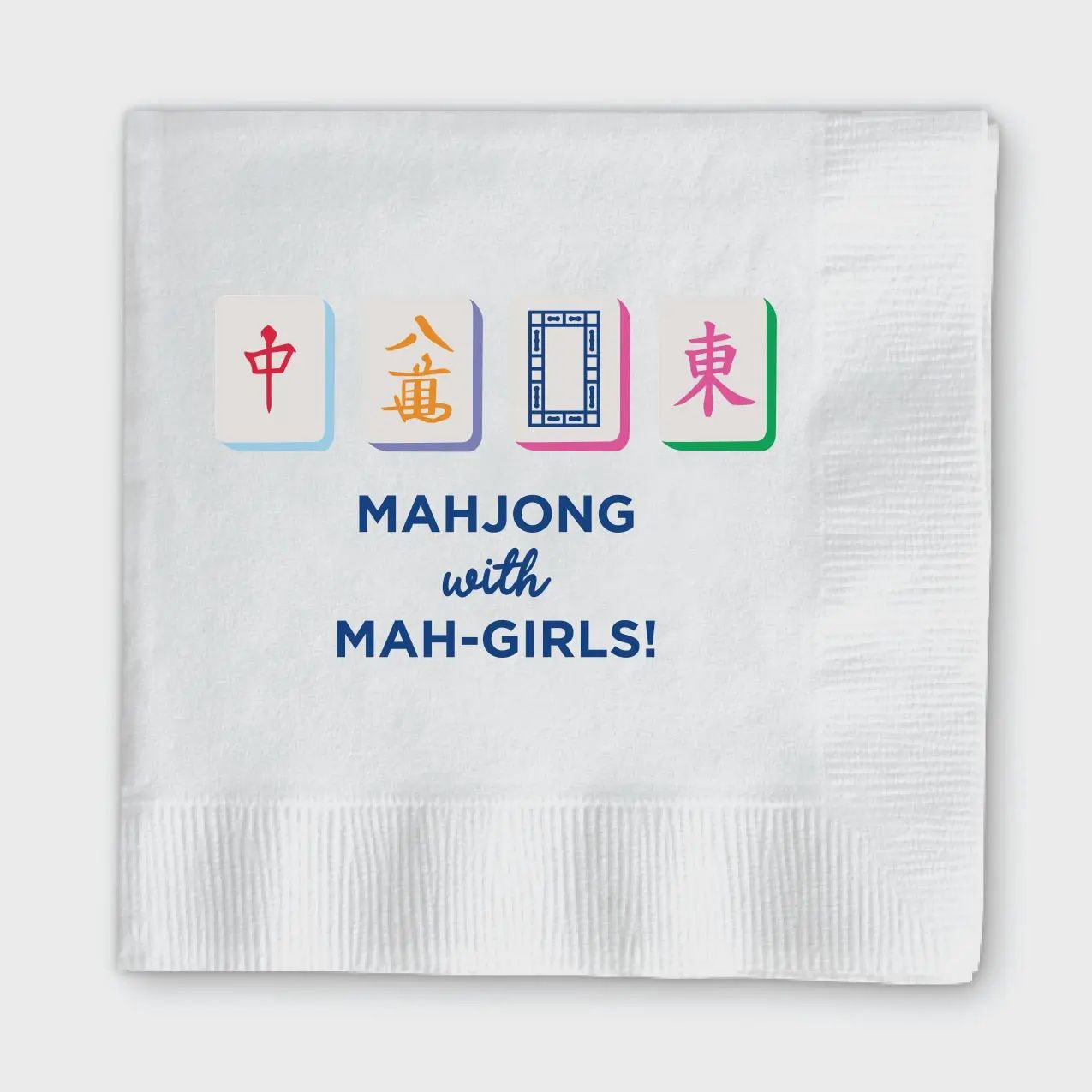 Mahjong Cocktal Napkins