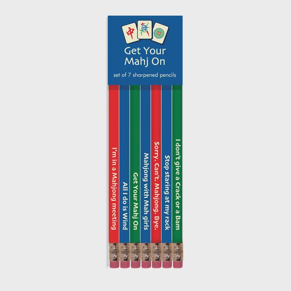Get Your Mahj On Pencil Set
