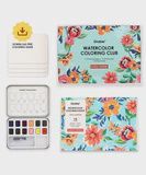 WaterColor Coloring Club Box, Floral