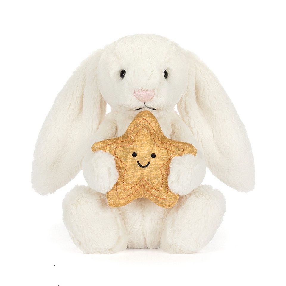 Cream Bunny with Star
