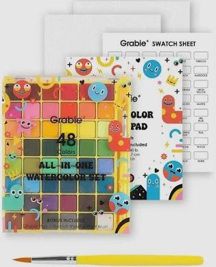 All in One Watercolor Set of 48