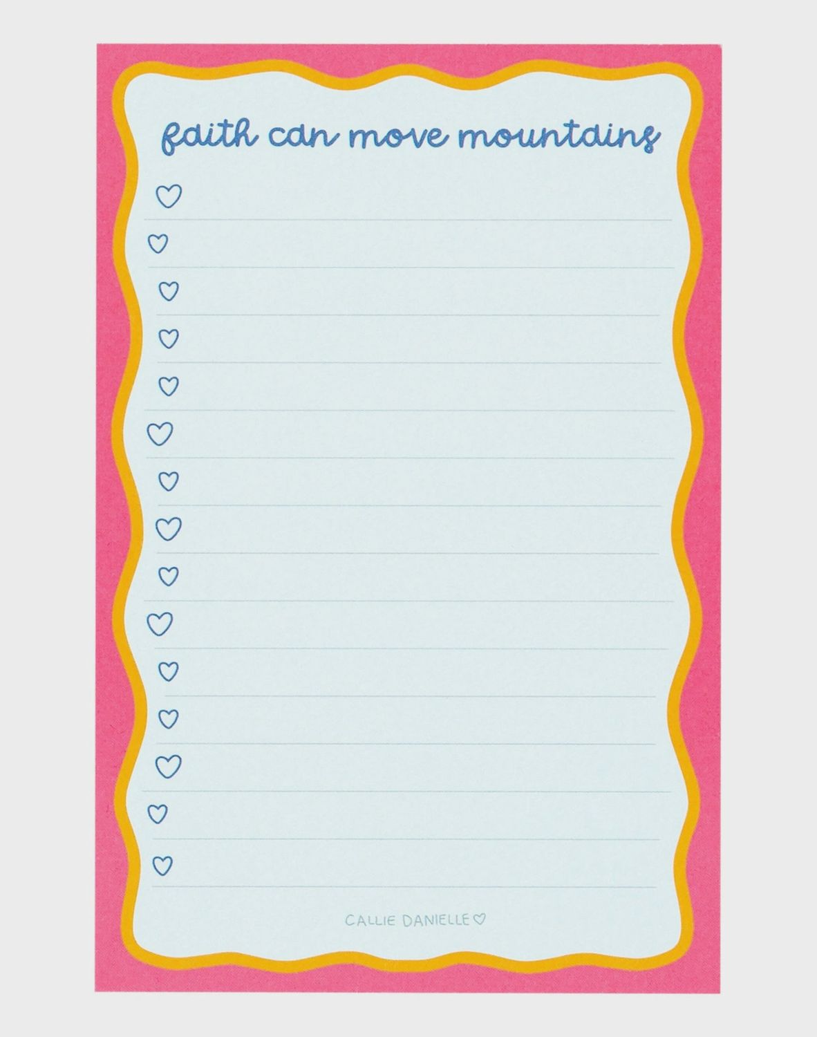 Faith Can Move Mountains Notepad