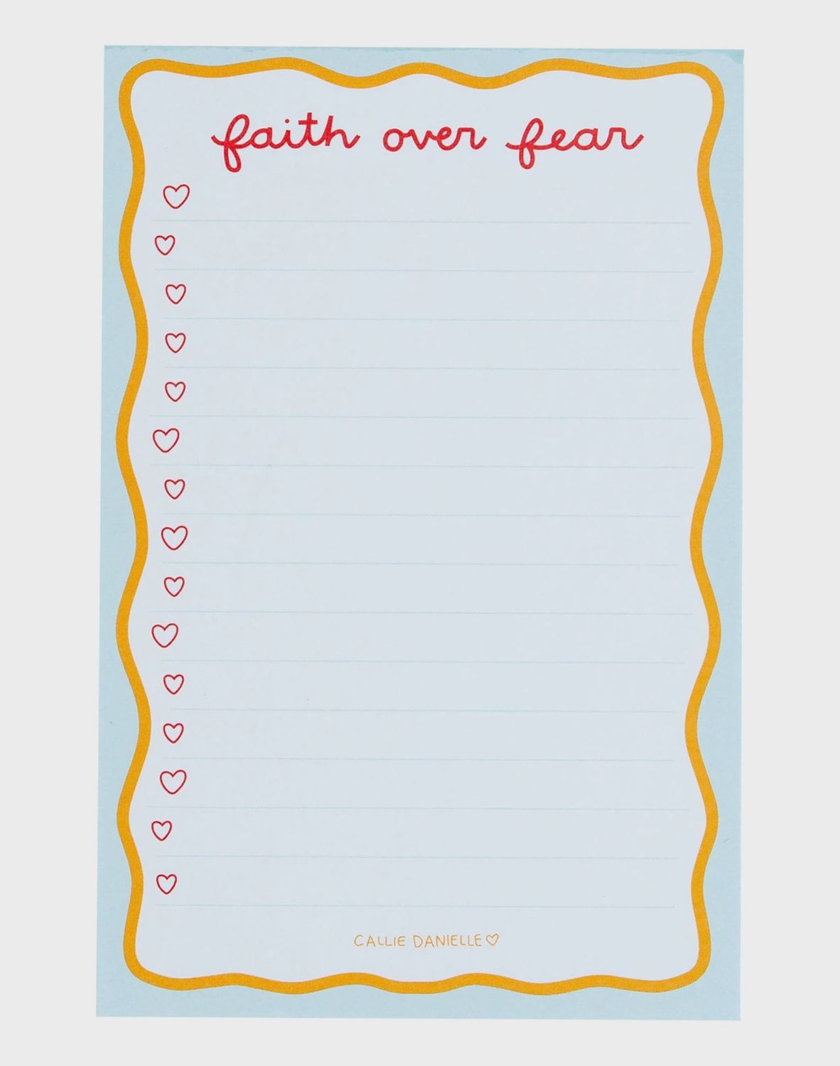 Faith Over Fear Notepad