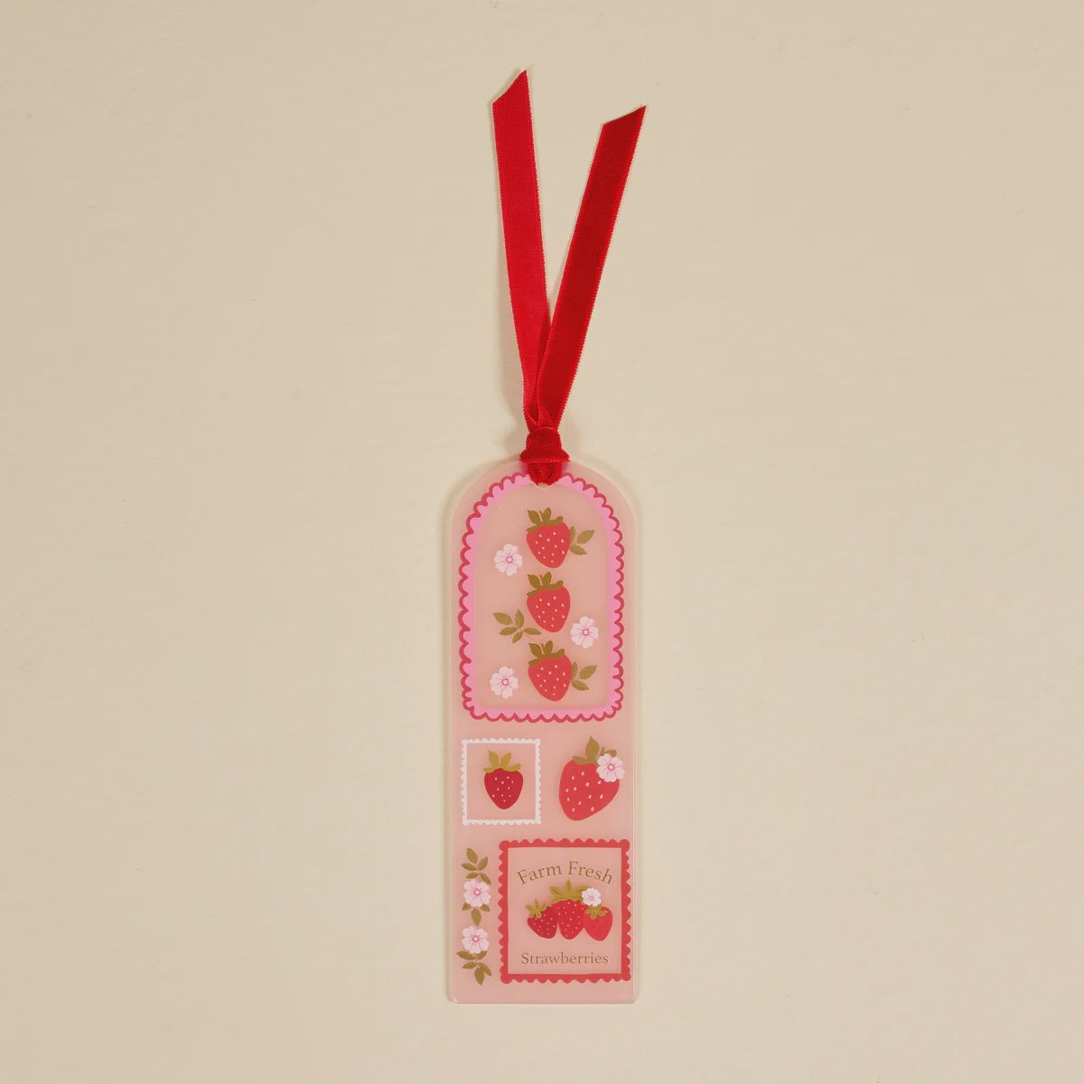 Acrylic Bookmark, Design: Farm Fresh Strawberry