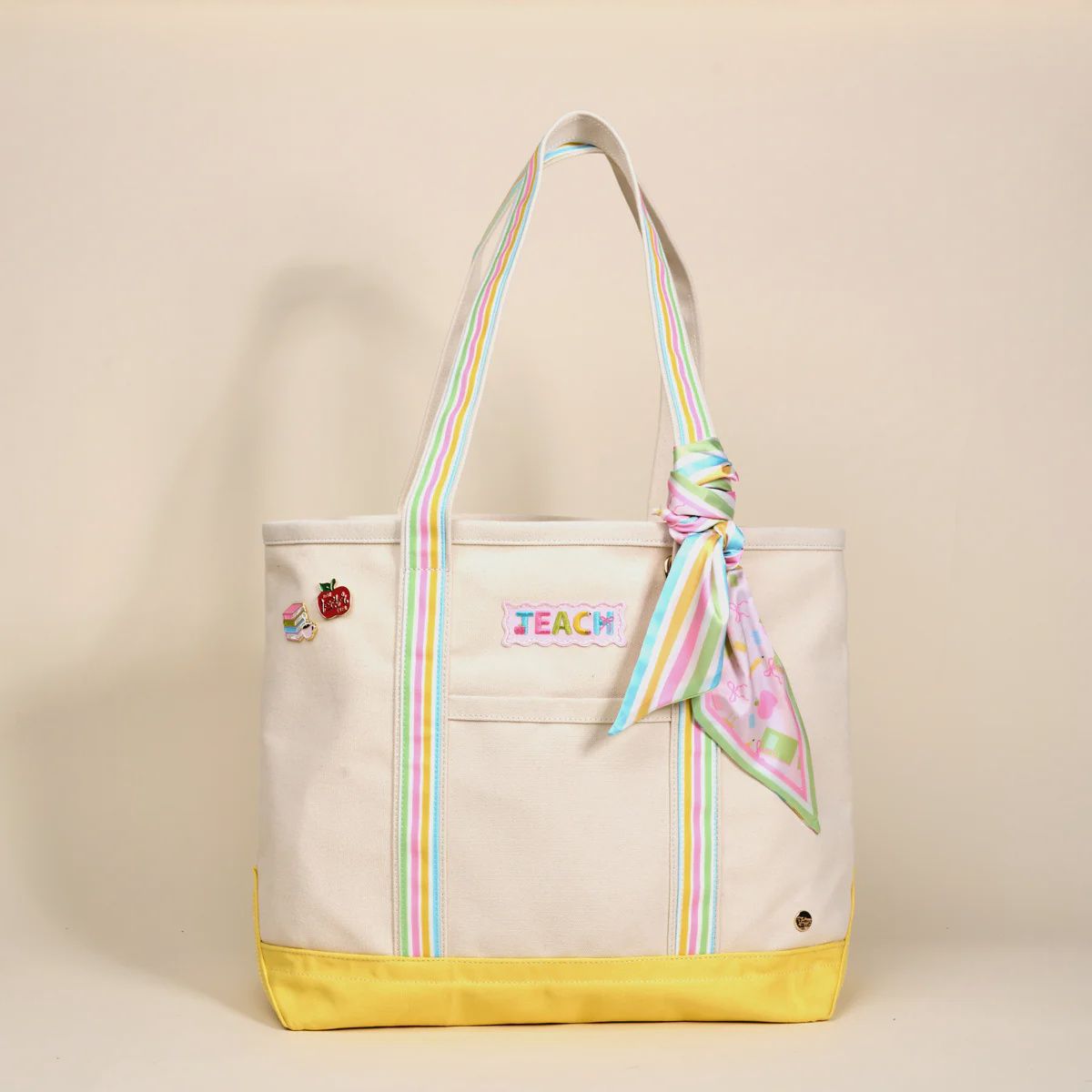 Darling Canvas Tote, Design: School's in Session