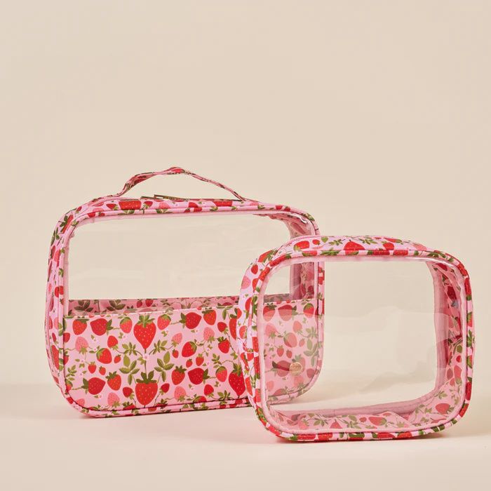 Clearly Chic Cosmetic Bag Set