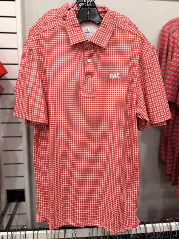 Driver Dunes Edge Plaid Polo