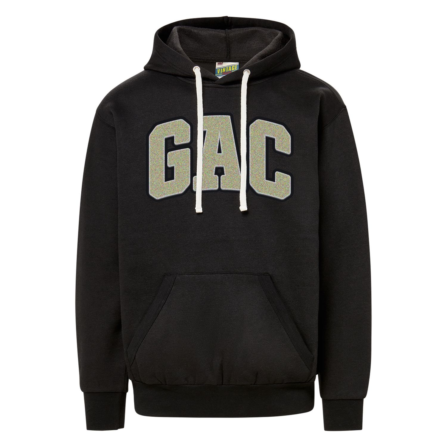 Vintage Fleece Hood 26, Color: Black, Size: AS