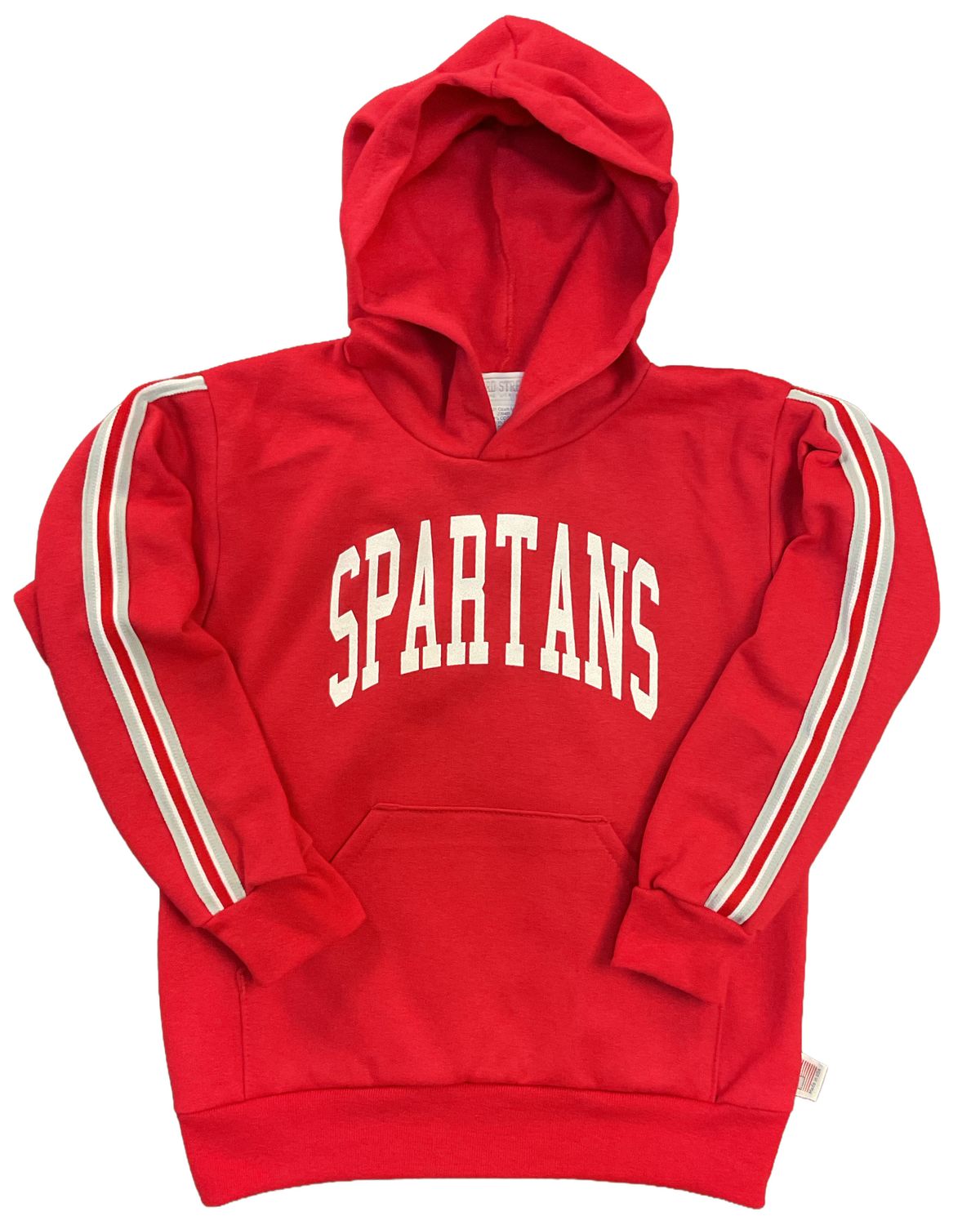 Youth Fleece Hood with Stripes 26, Size: 2T