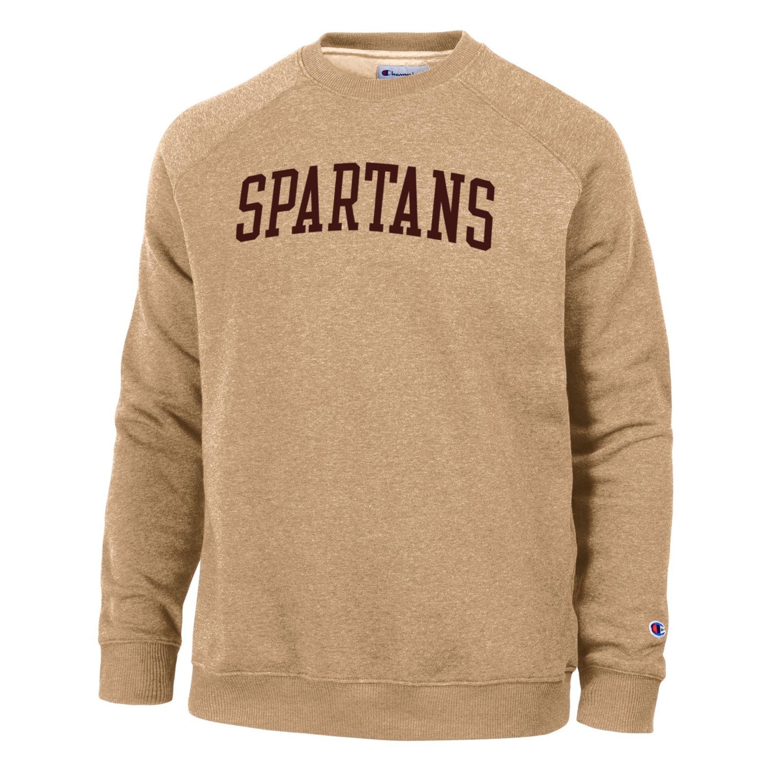 Triumph Fleece Raglan Crew 26, Color: Tantalizing Tan, Size: AXS