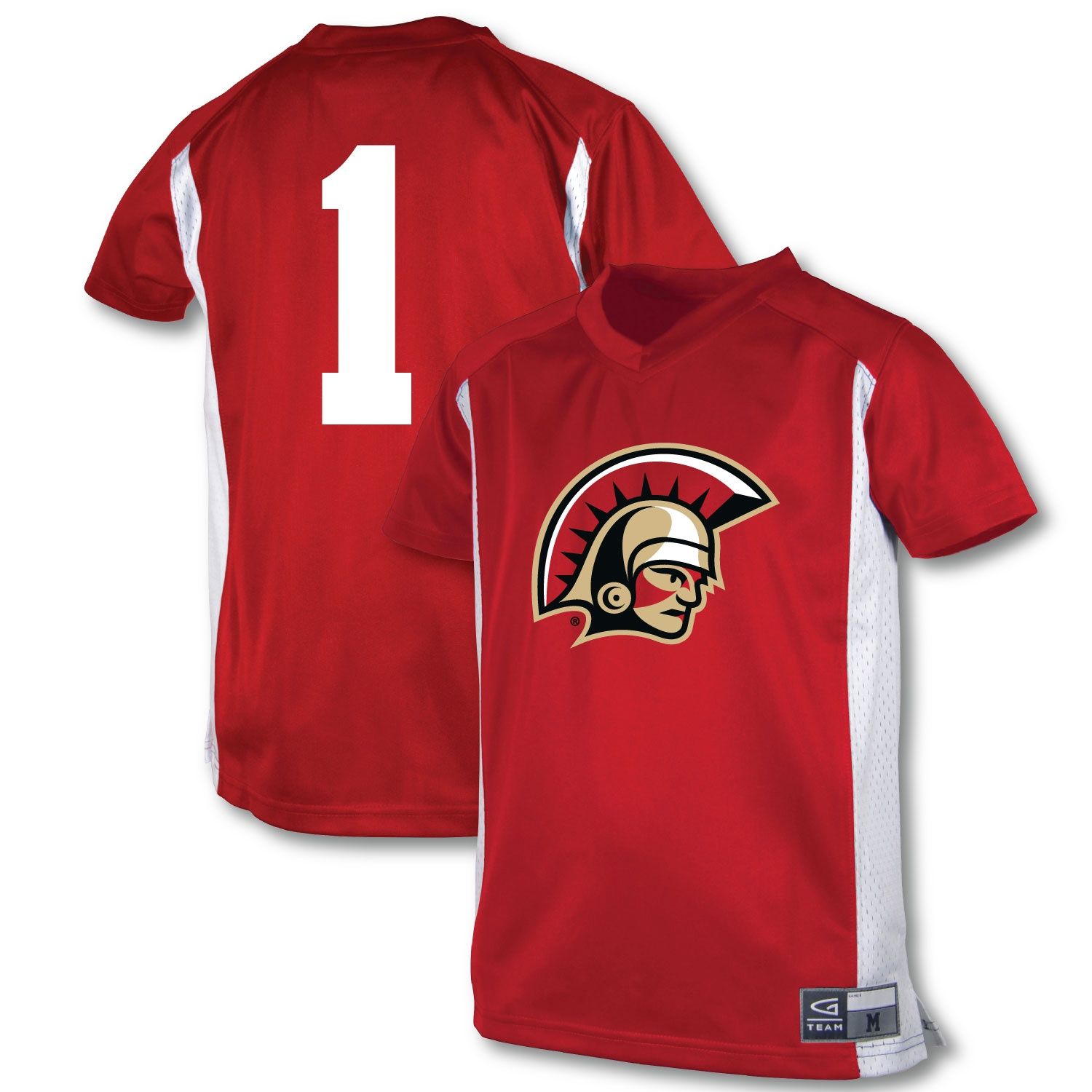 Youth Football Jersey, Color: Red, Size: YS