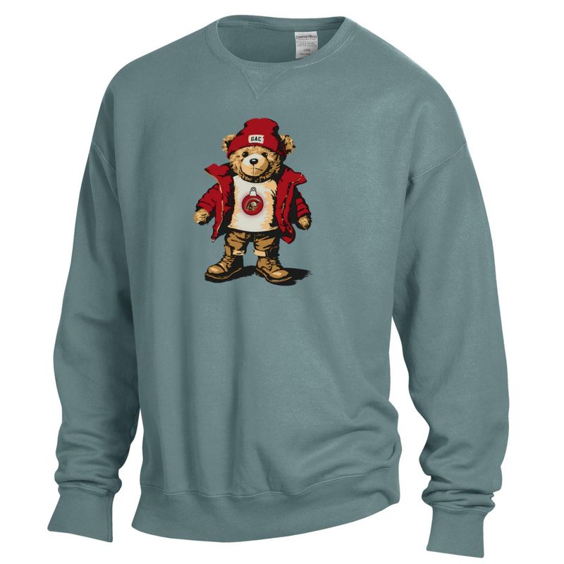 Comfort Wash Christmas Bear Crew 26
