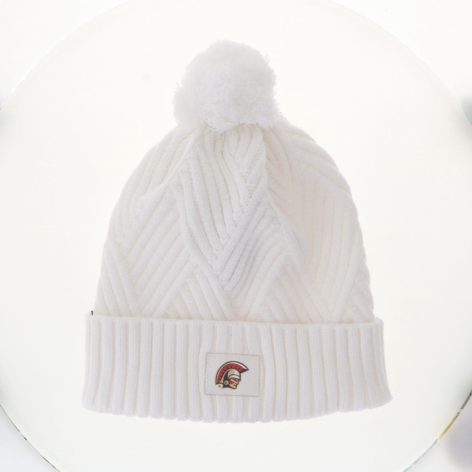 Bridger Textured Cuff Beanie 26, Color: White