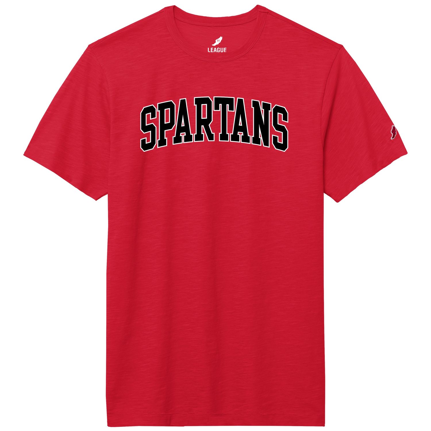 Jersey Slub Tee 26, Color: True Red, Size: AS