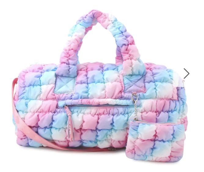 Quilted Icy Ombre Large Duffle