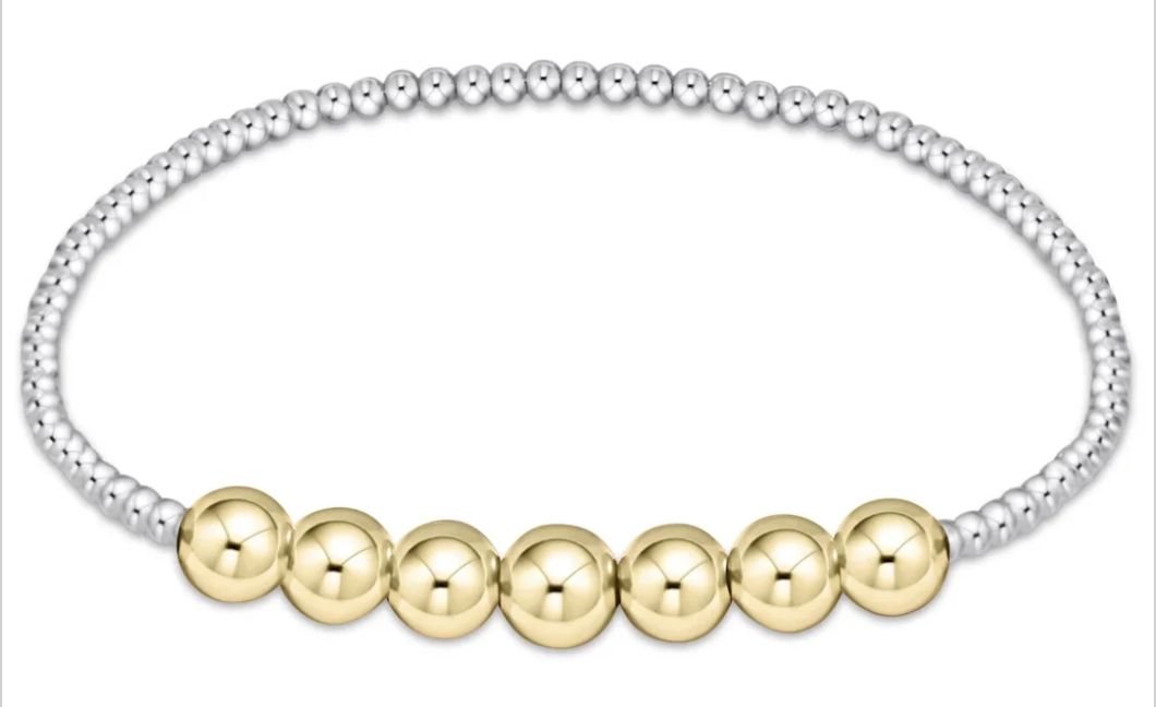 Mixed Metal Beaded Bliss, 6mm