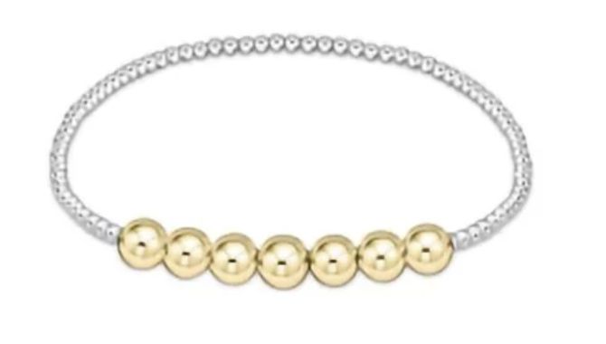 Mixed Metal Classic Beaded Bliss, 4mm