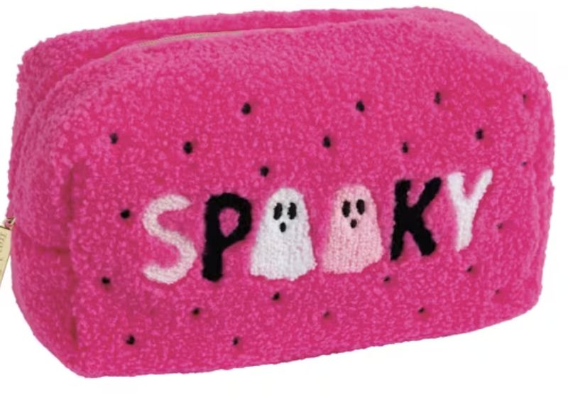 Halloween Boucle Pouch, Pink