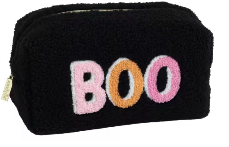 Halloween Boucle Pouch, Black