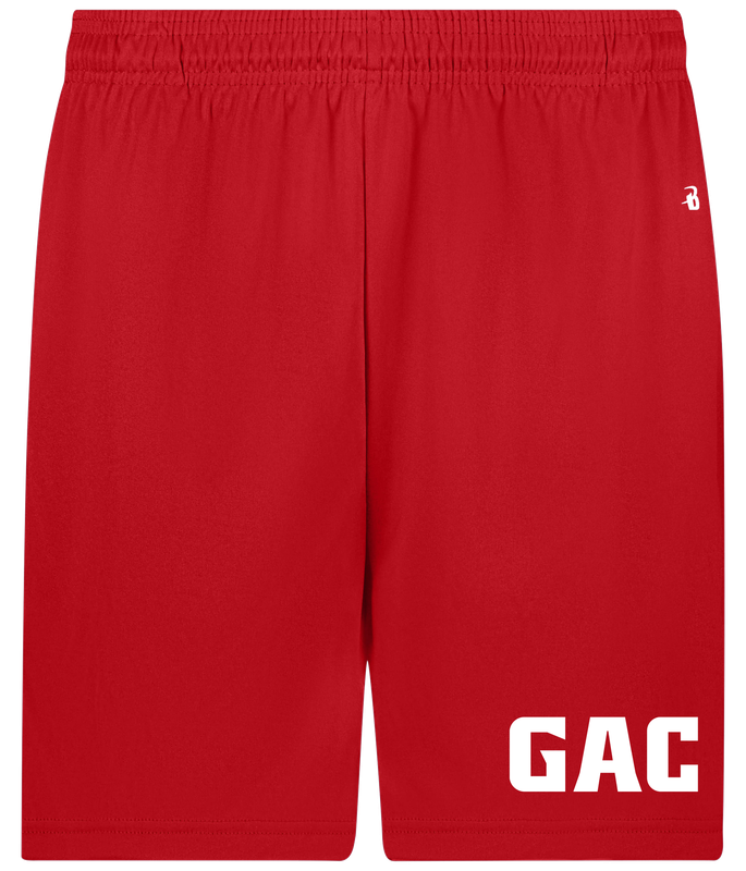 Red Sports Shorts 26
