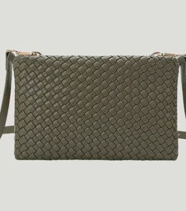 Veda Woven Crossbody and Clutch Bag