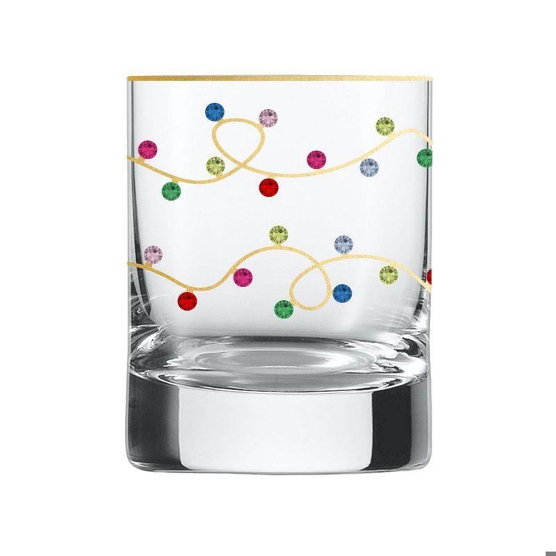Rhinestone Lights Cocktail Glass
