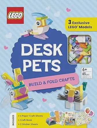 Lego Desk Pets : Build and fold crafts