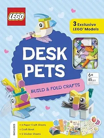 Lego Desk Pets : Build and fold crafts