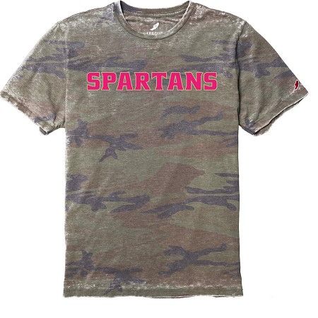 Camo Burnout Crewneck Tee 26