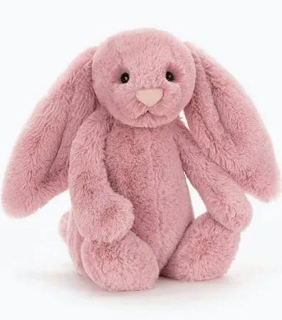 Bashful Tulip Pink Bunny, Med