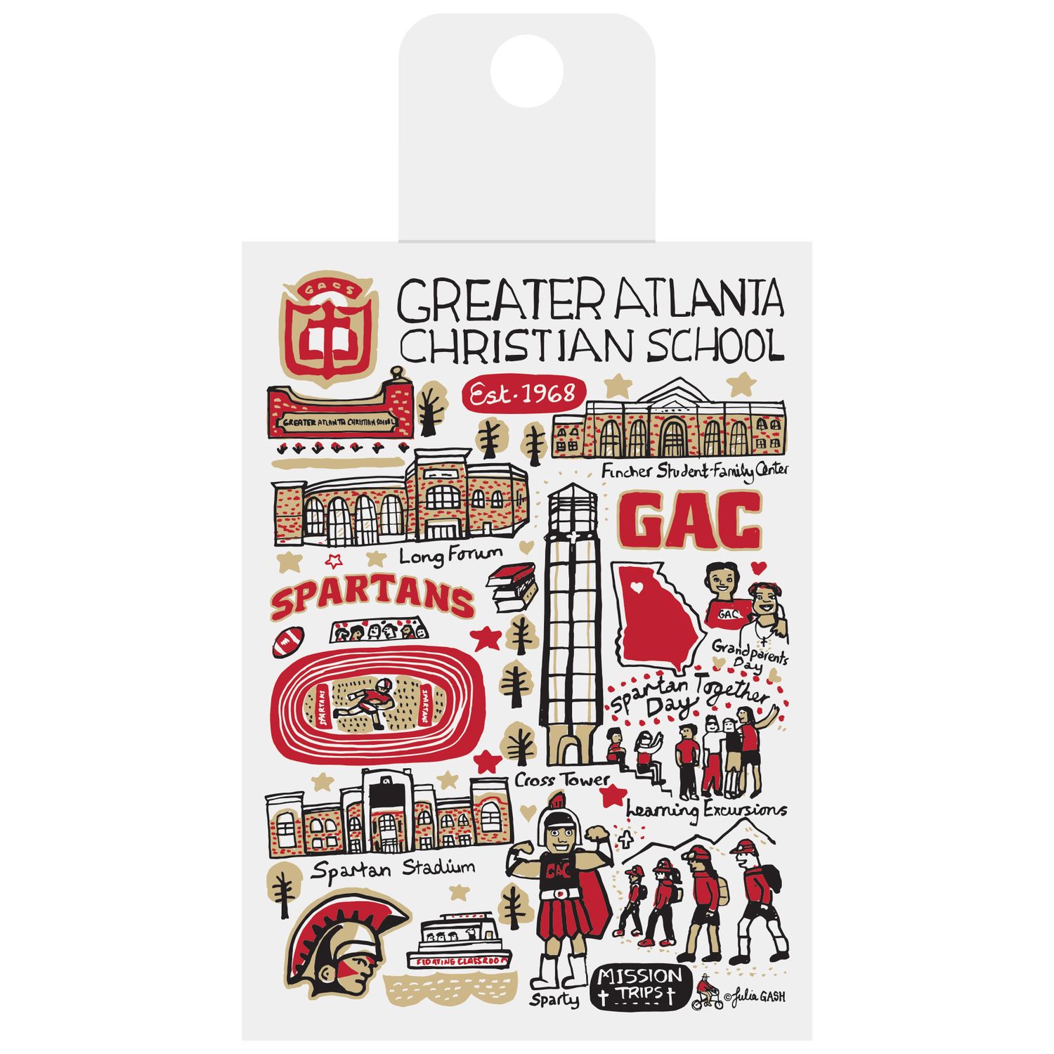 Julia Gash Sticker