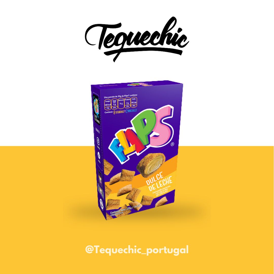 Flips Dulce de leche caja 220g