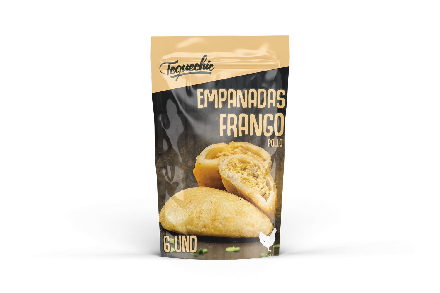Mini empanadas de pollo x 6 und