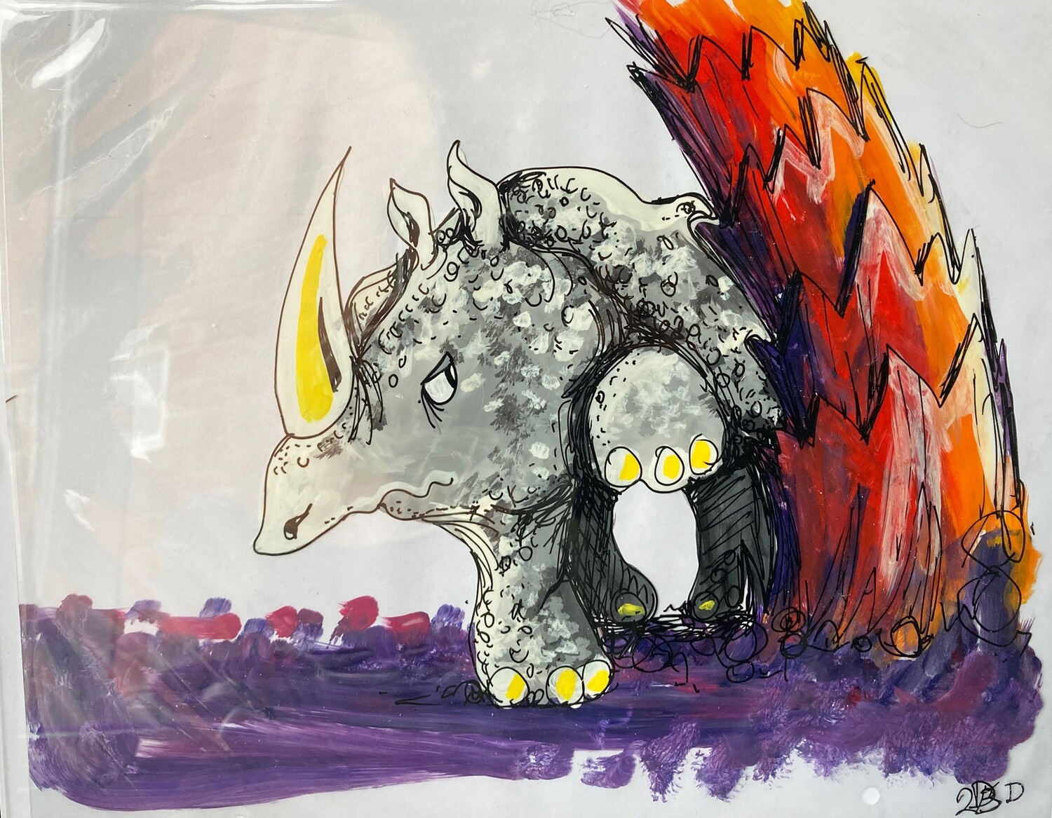 HOW THE RHINO GOT HIS SKIN - a &quot;Just So Story&quot;