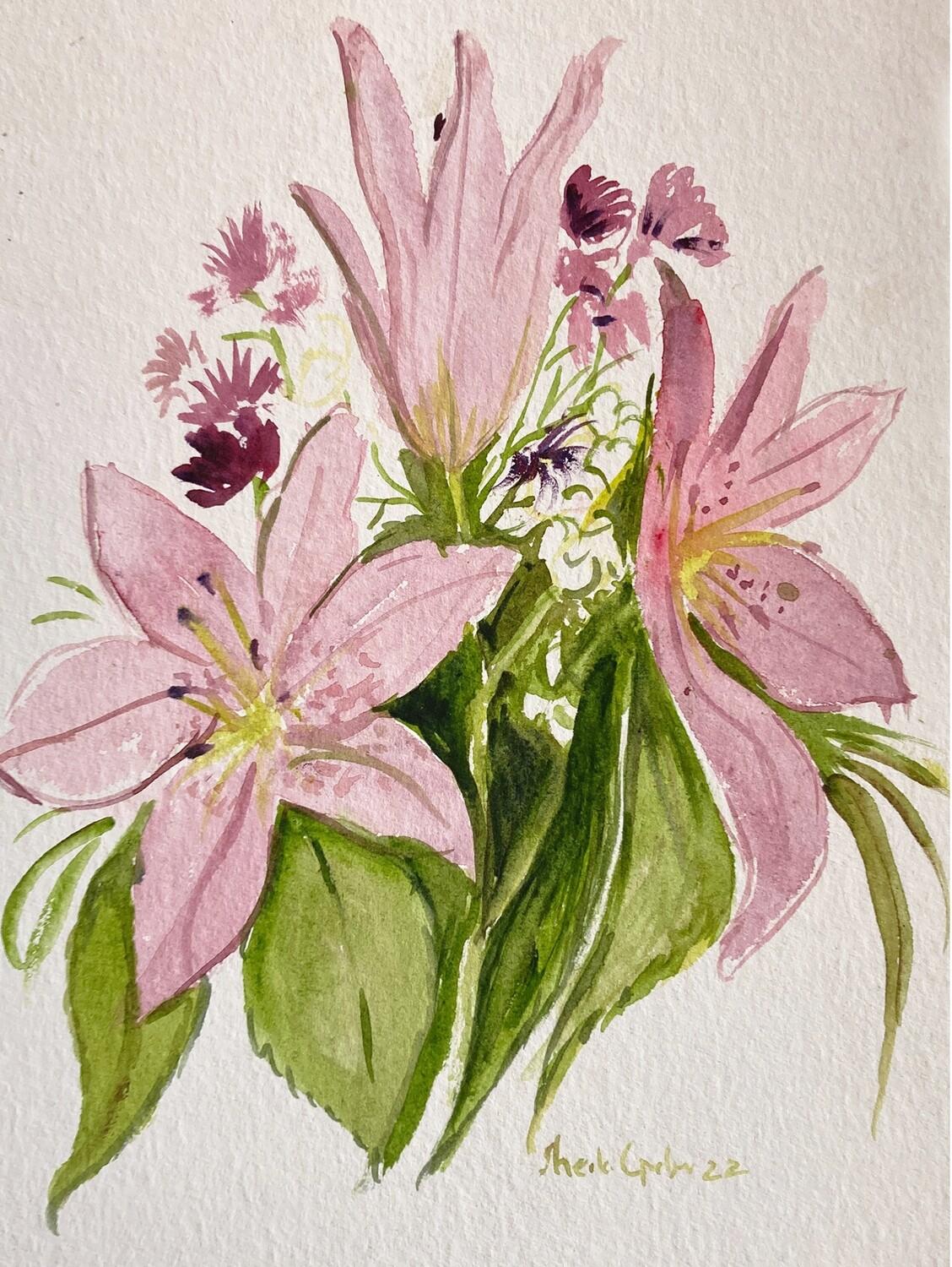 PRINT- LILIES 1 - 2022