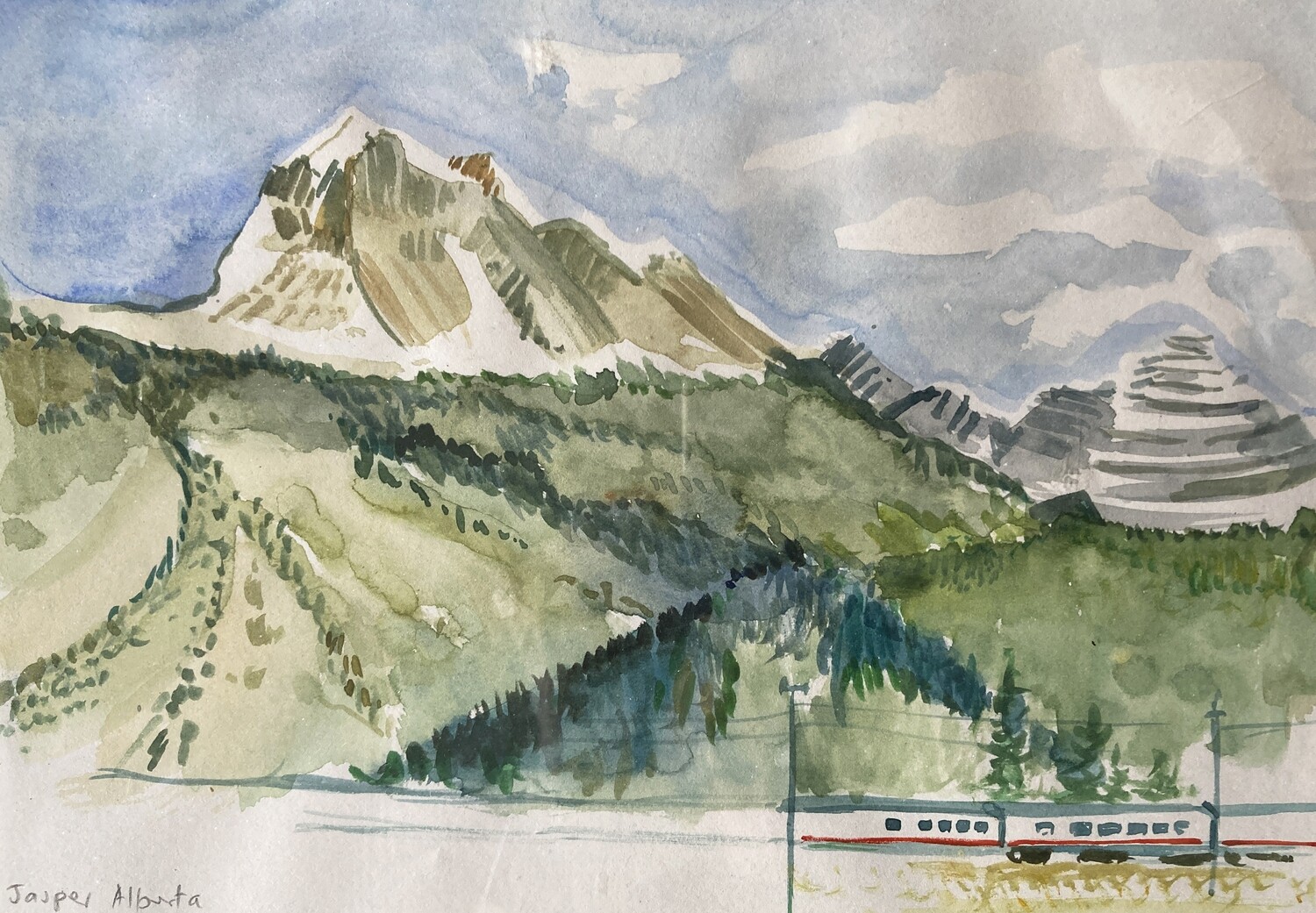 PRINT-JASPER - ALBERTA RAILWAY  2004