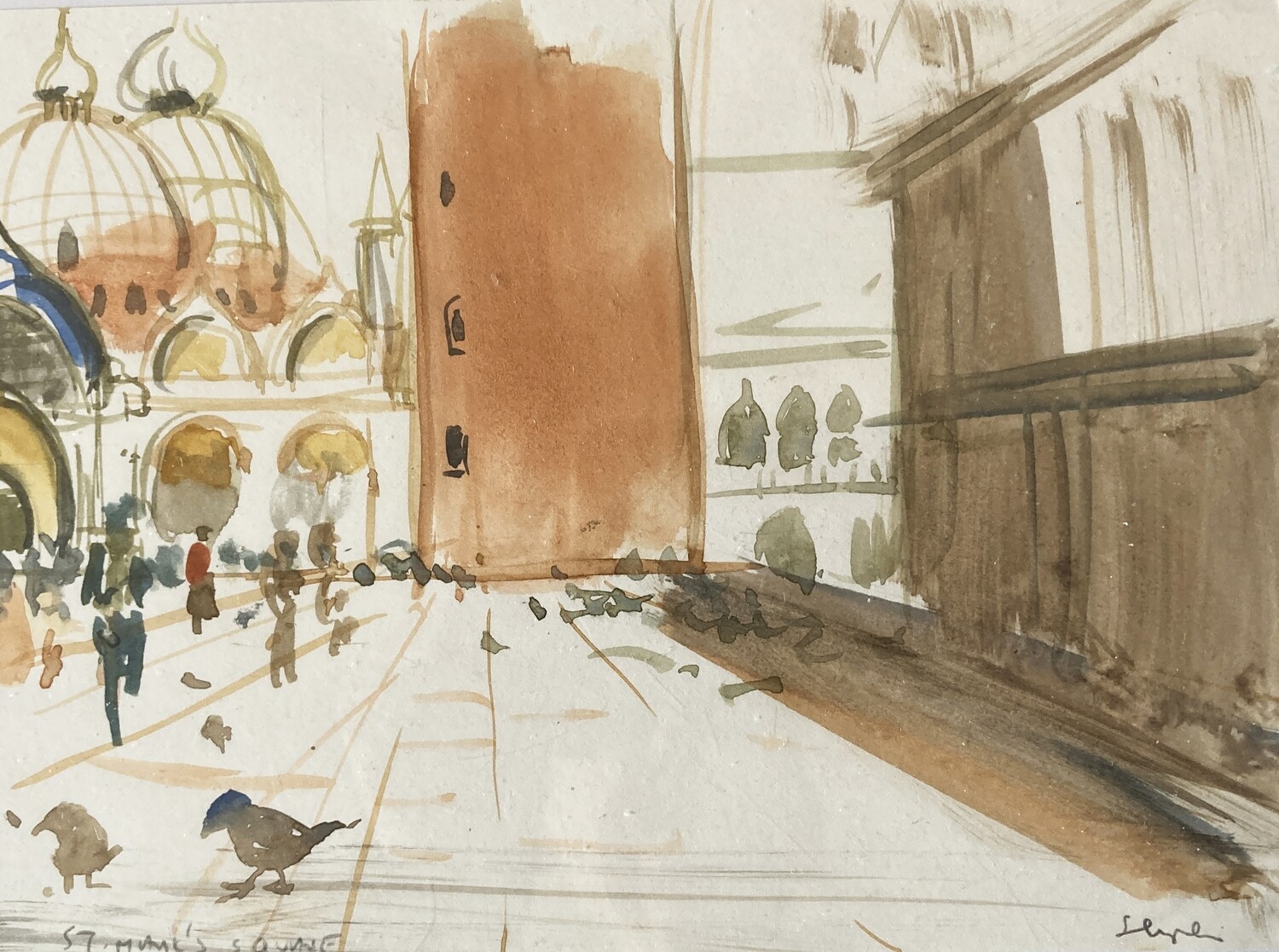 ORIGINAL _VENICE ST MARKS SQUARE 1996