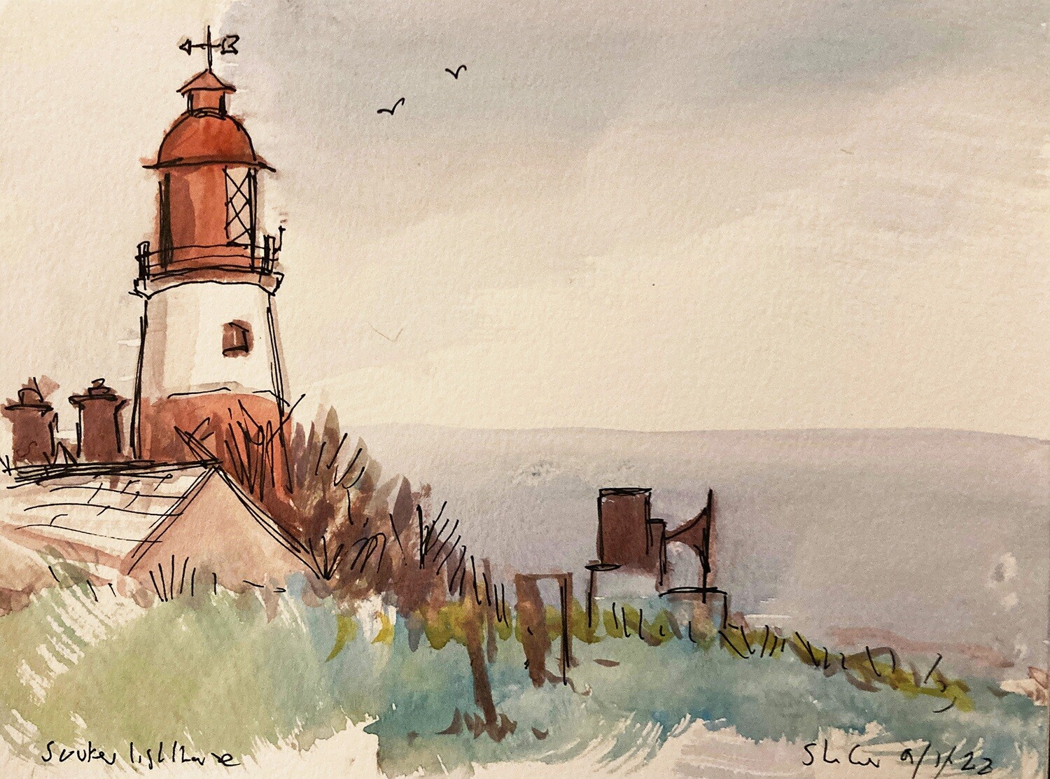 PRINT-- SOUTER LIGHTHOUSE &#39; 22