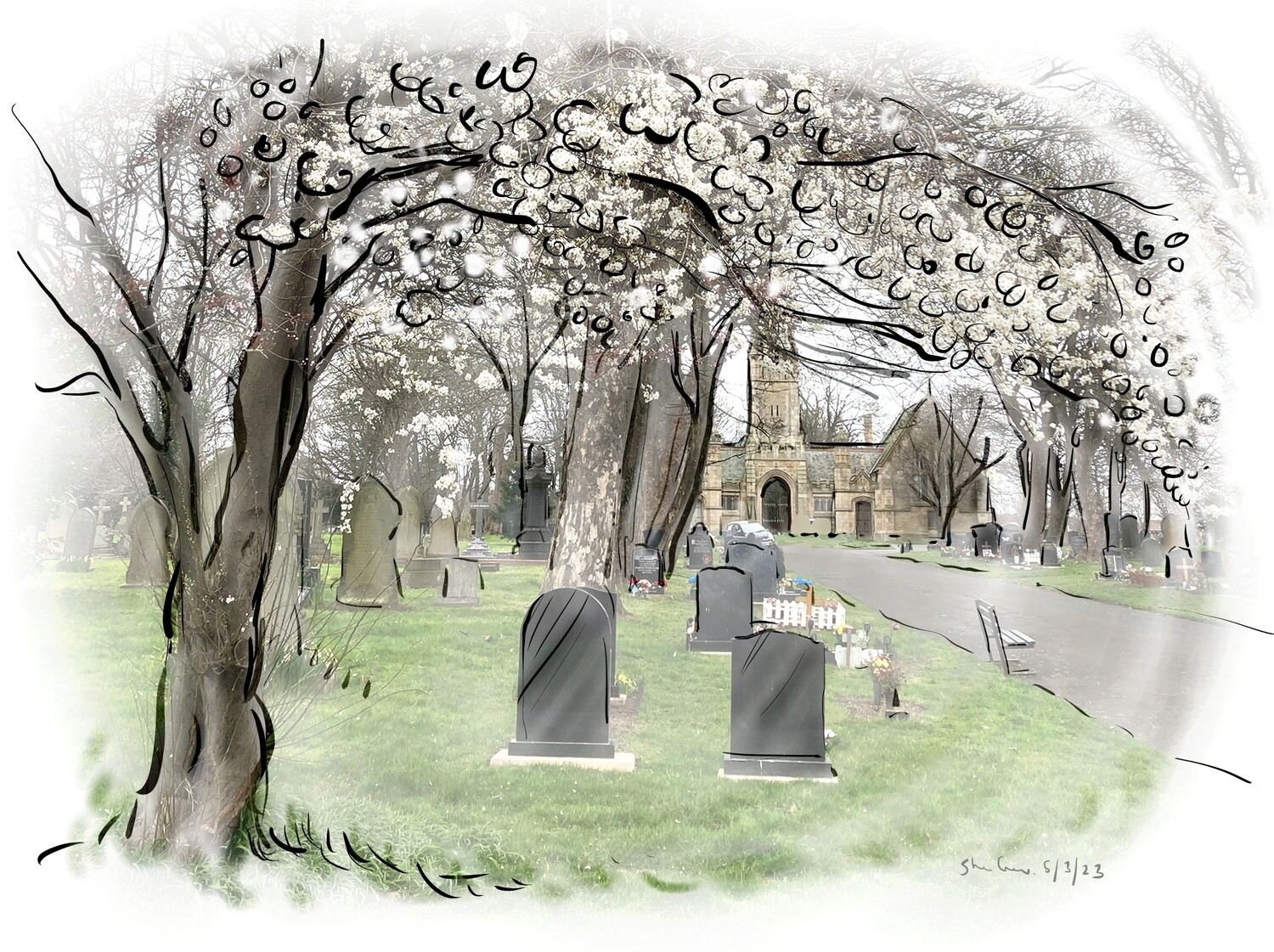 PRINT-Harton Cemetery in Bloom March &#39;23