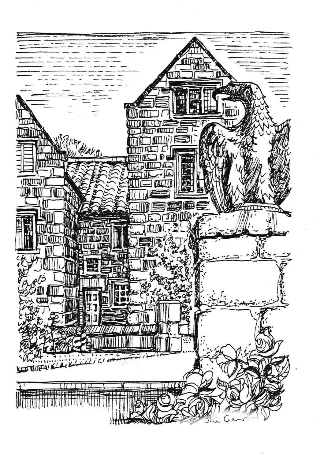 PRINT-- WASHINGTON OLD HALL