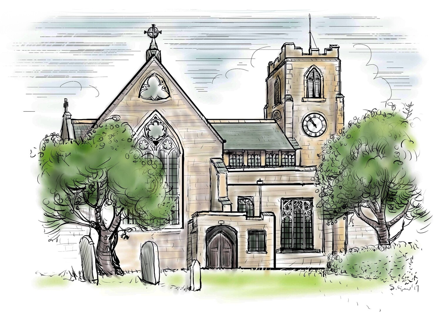 PRINT-SUNDERLAND MINSTER 2017